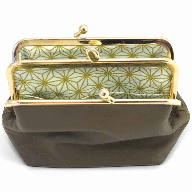 Doppelclip klein olive