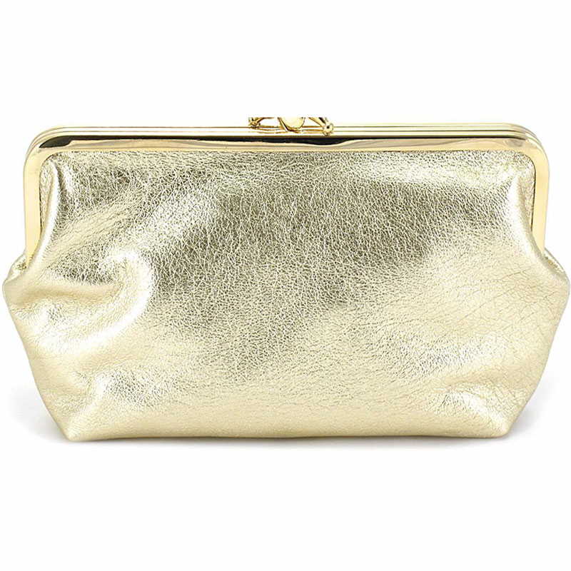 Doppelclip gross gold met