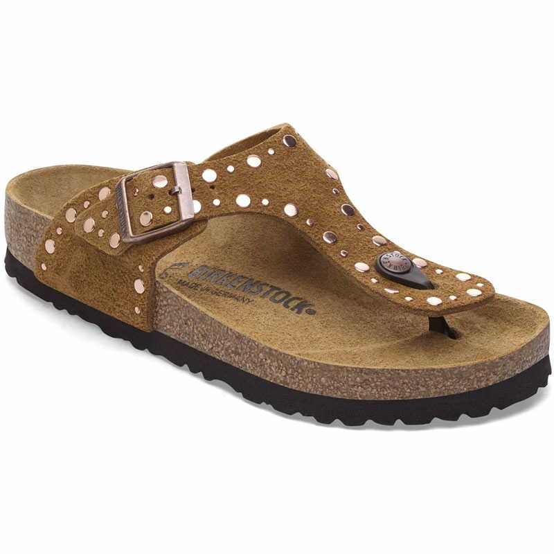 Gizeh rivet Suede | mink